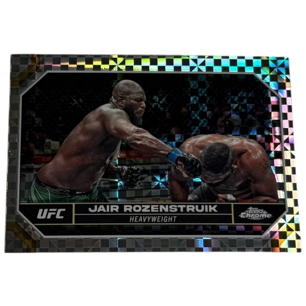Jair Rozenstruik 2024 Topps‎ Chrome UFC X-Fractor #87